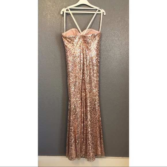 Azazie Sequin Dress Estrella - Picture 2 of 4